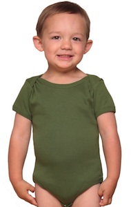 Akashi Baby Onepiece- Forest Green
